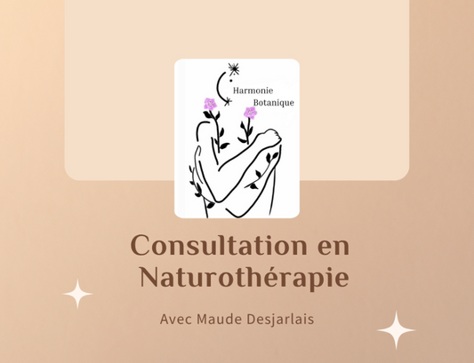 Consultation en Naturothérapie - Ouverture de dossier